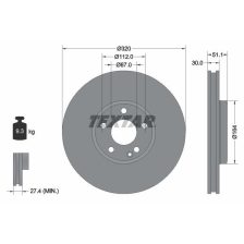 Brake Disc TEXTAR 92258003