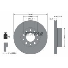 Brake Disc TEXTAR 92275105