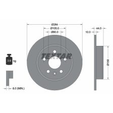 Brake Disc TEXTAR 92275303