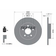 Brake Disc TEXTAR 92323803