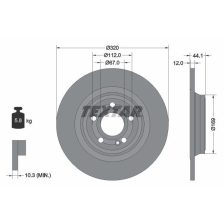Brake Disc TEXTAR 92324303
