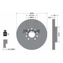 Brake Disc TEXTAR 92334805