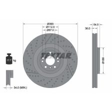 Brake Disc TEXTAR 92337005
