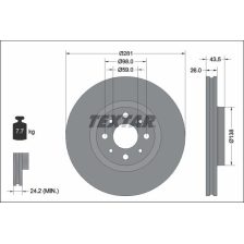 Brake Disc TEXTAR 92344703