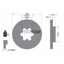 Brake Disc TEXTAR 93240600