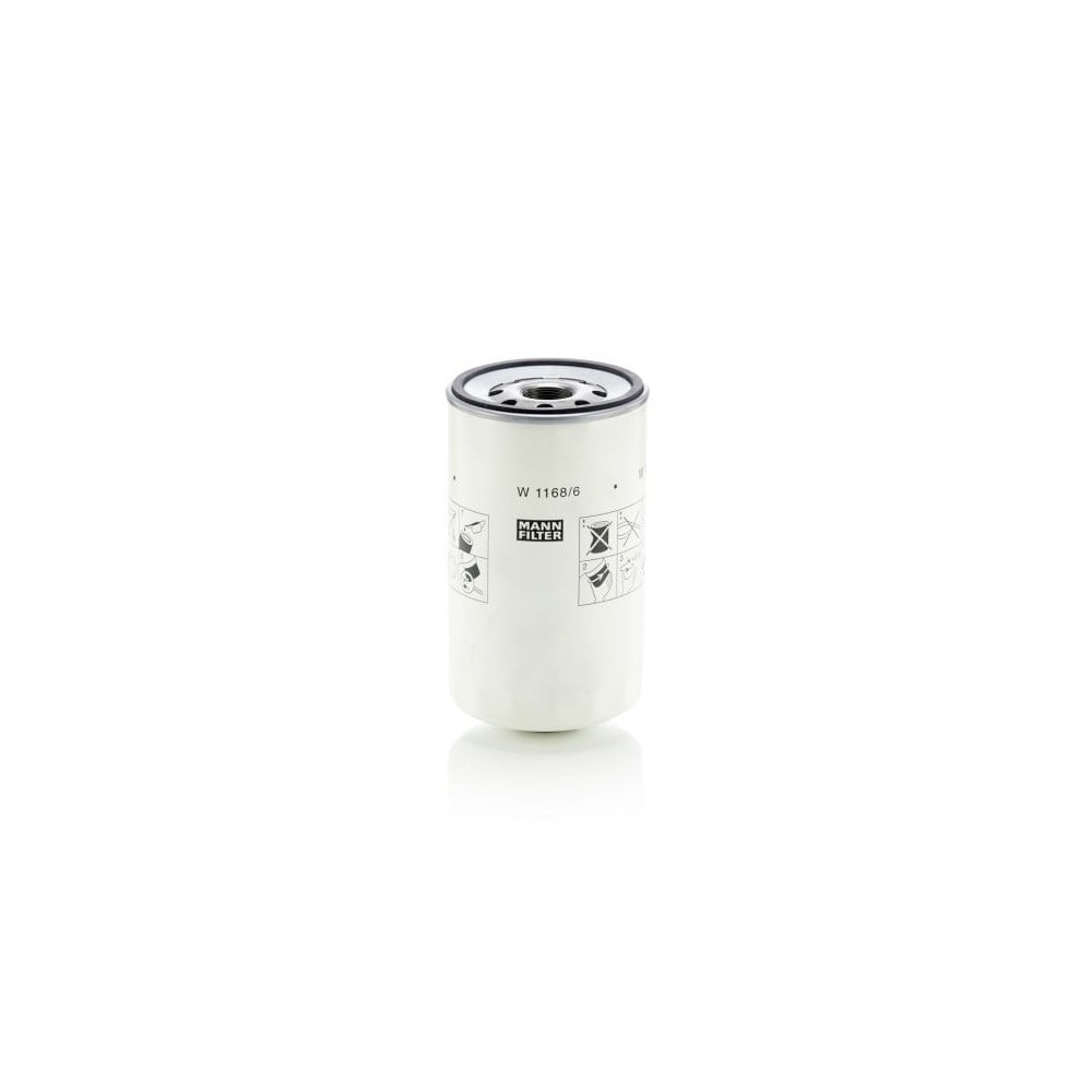 Eļļas filtrs MANN-FILTER W 1168/6