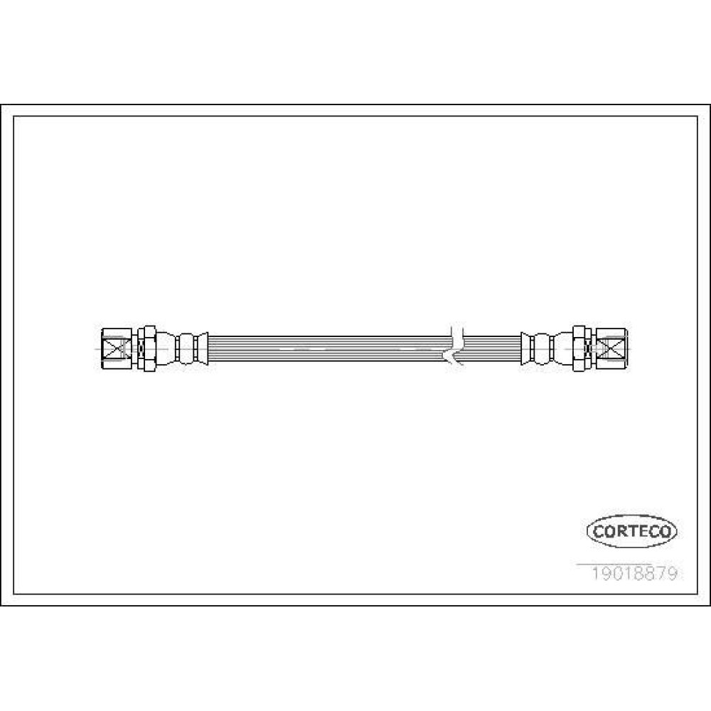 Brake Hose CORTECO 19018879