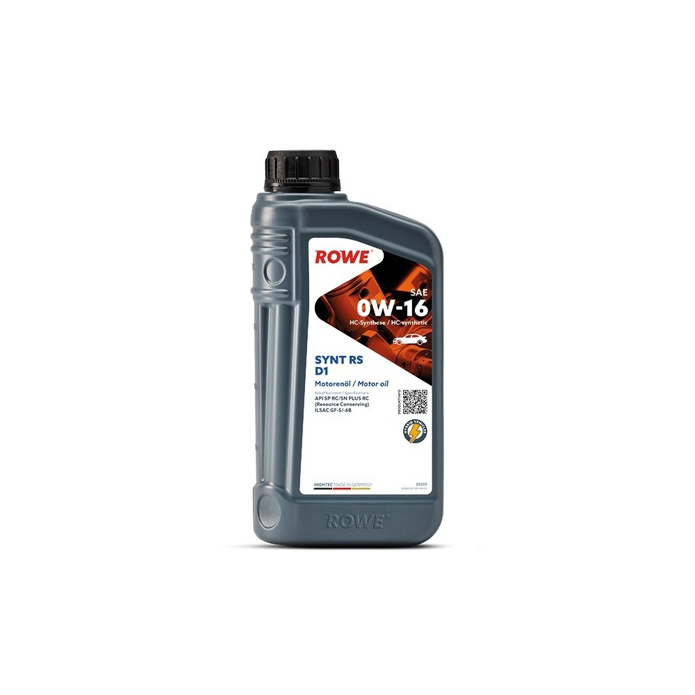 Engine oil ROWE 0W16 HIGHTEC SYNT RS D1 1L