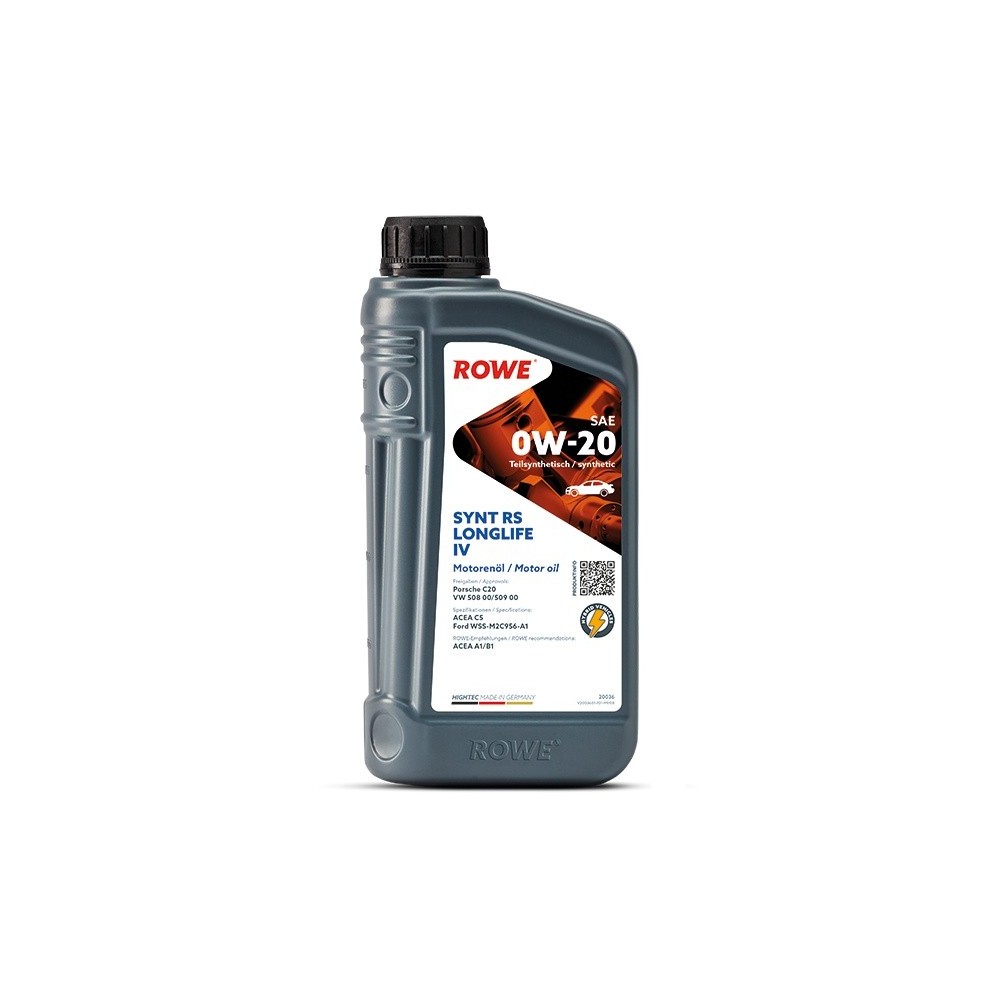 Engine oil ROWE 0W20 HIGHTEC SYNT RS LONGLIFE IV 1L