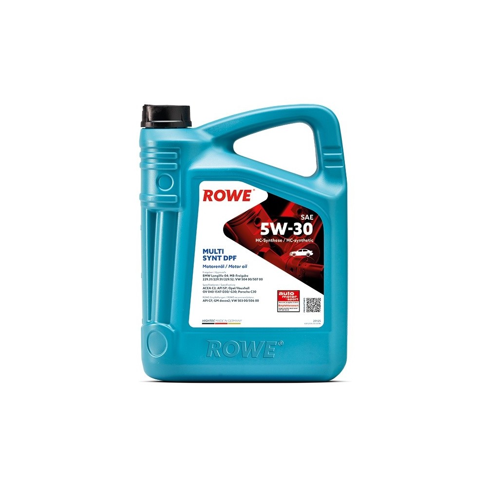 Engine oil ROWE 5W30 HIGHTEC MULTI SYNT DPF 5L