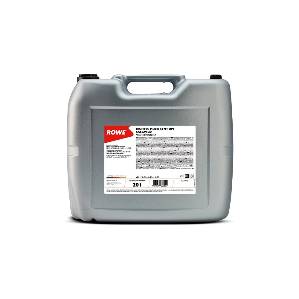 Engine oil ROWE 5W30 HIGHTEC MULTI SYNT DPF 20L
