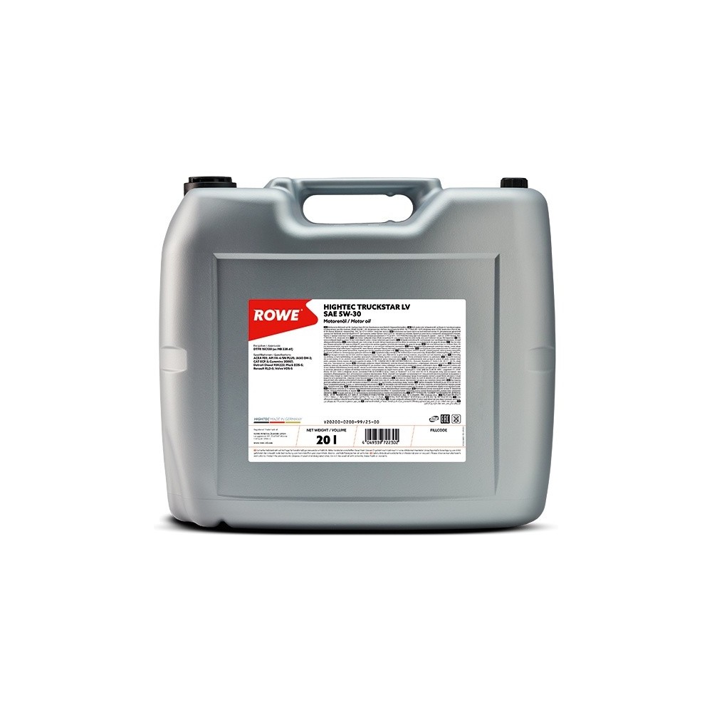 Engine oil ROWE 5W30 HIGHTEC TRUCKSTAR LV 20L