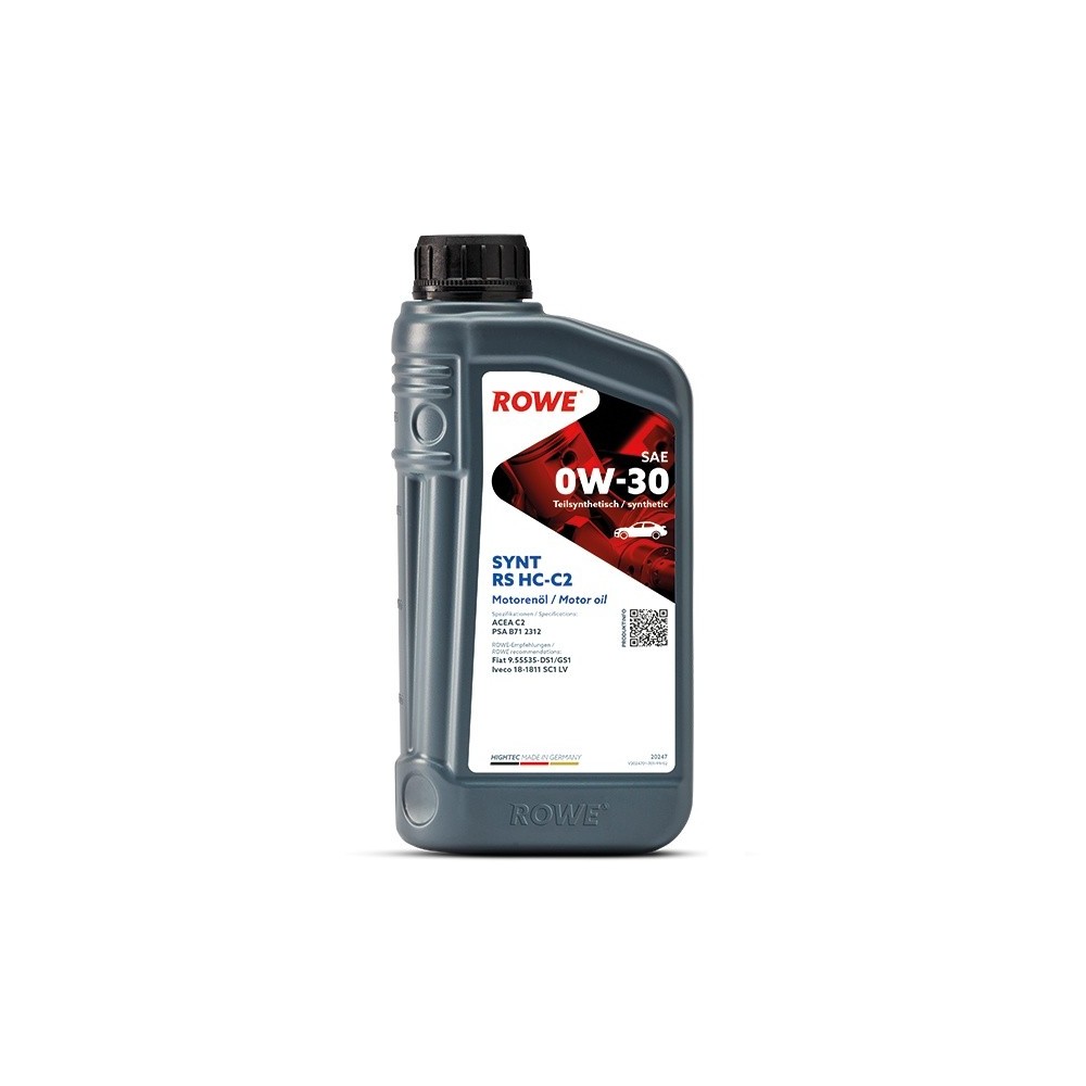 Engine oil ROWE 0W30 HIGHTEC SYNT RS HC-C2 1L