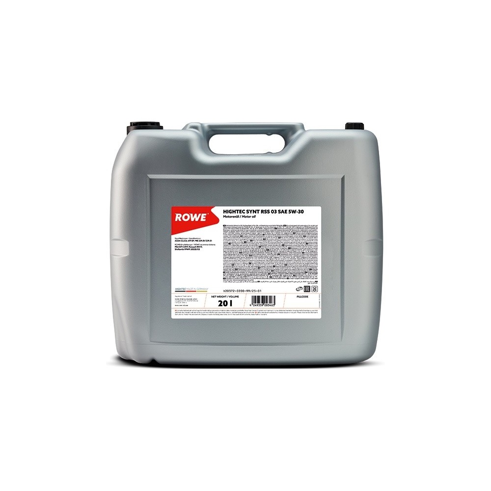 Engine oil ROWE 5W30 HIGHTEC SYNT RSS 03 20L