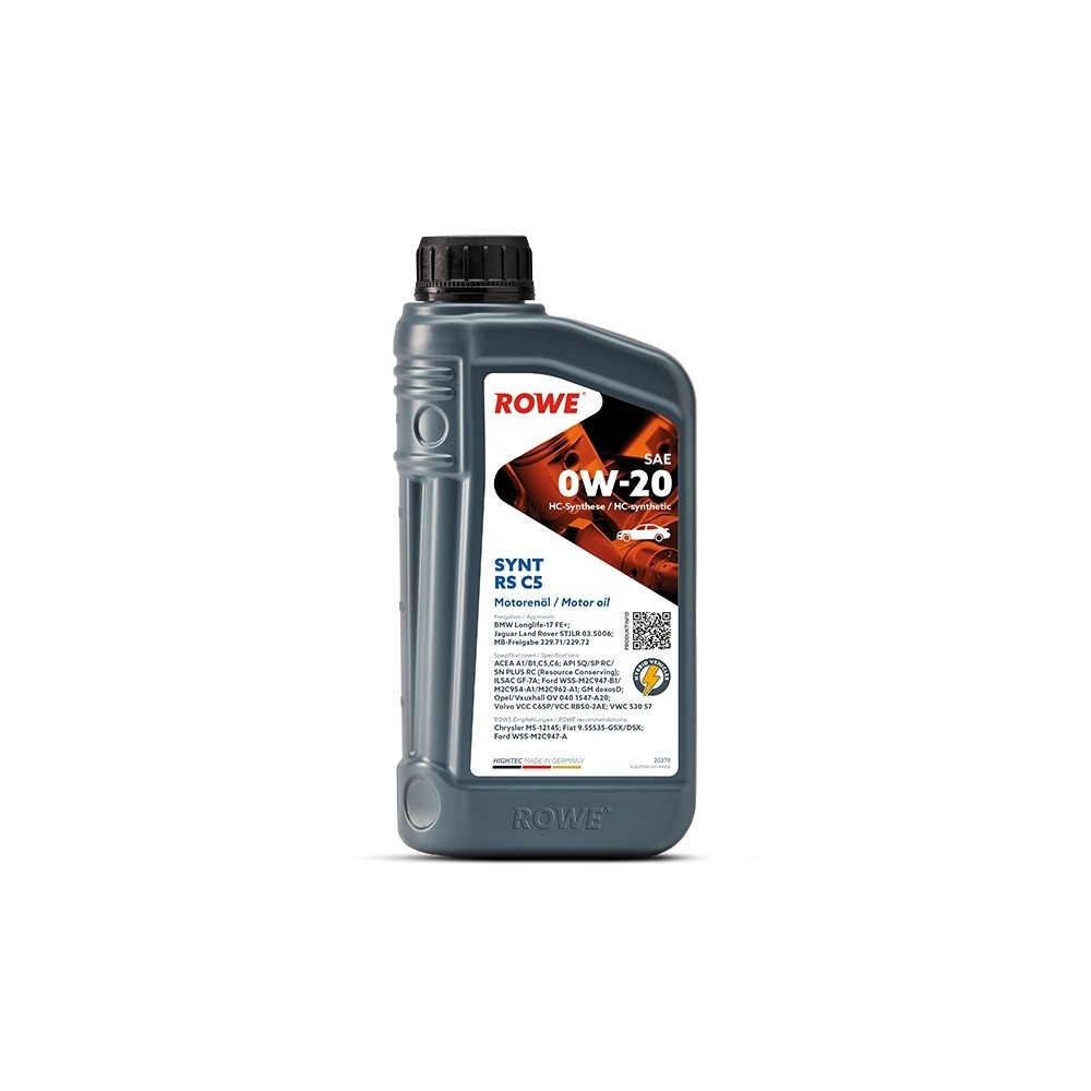 Engine oil ROWE 0W20 HIGHTEC SYNT RS C5 1L
