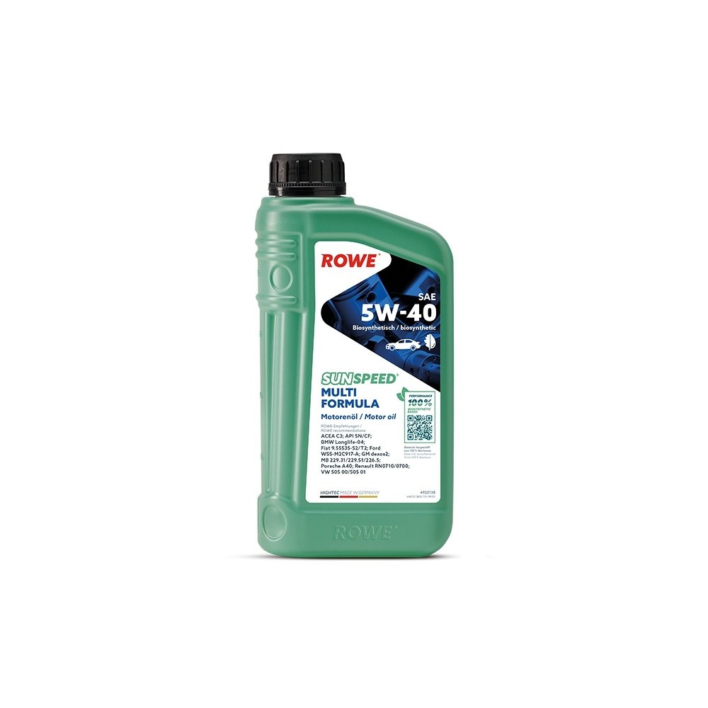 Engine oil ROWE 5W40 SUNSPEED MULTI FORMULA 1L