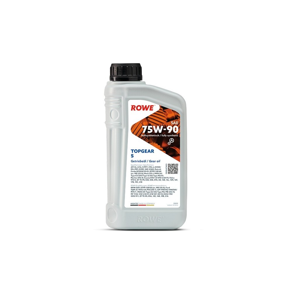 Gear oil ROWE 75W90 HIGHTEC TOPGEAR S 1L