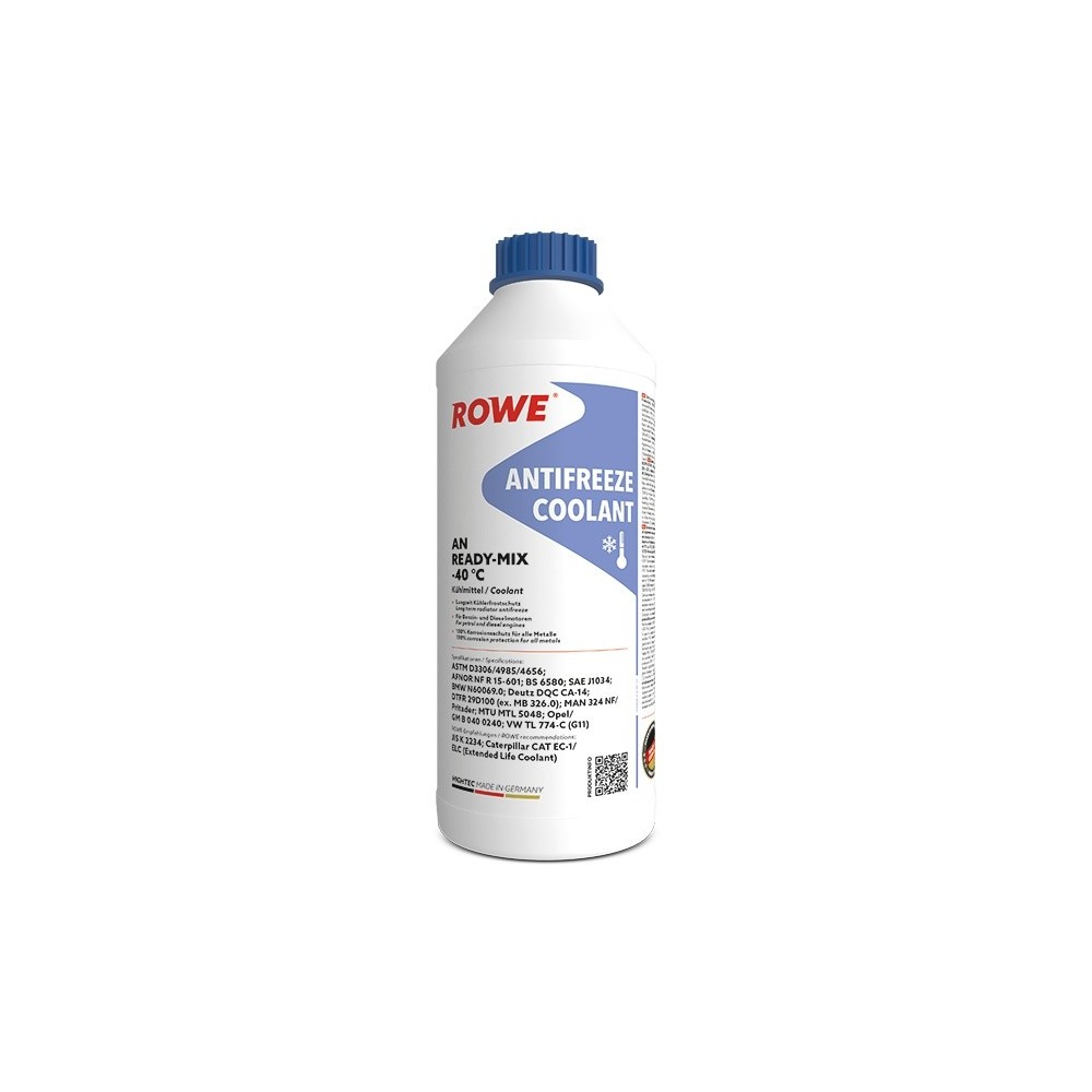 Coolant ROWE HIGHTEC ANTIFREEZE COOLANT AN READY-MIX -40 °C 1.5L