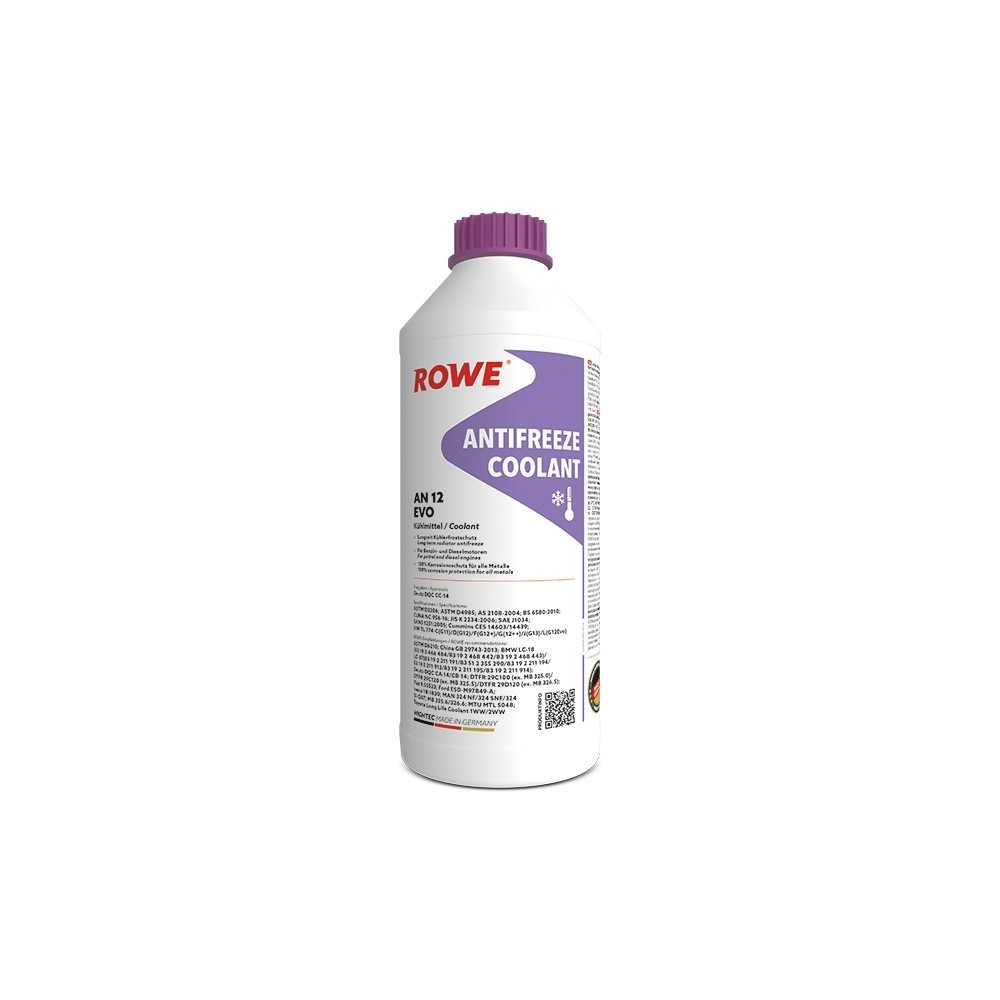 Coolant ROWE HIGHTEC ANTIFREEZE COOLANT AN 12 EVO 1.5L