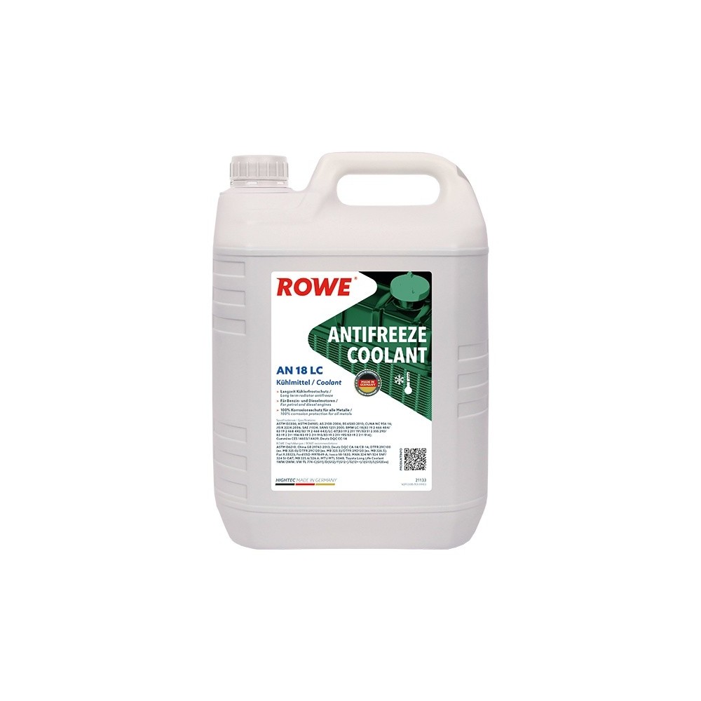 Coolant ROWE HIGHTEC ANTIFREEZE COOLANT AN 18 LC 5L