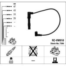 Ignition Cable Kit NGK 7306