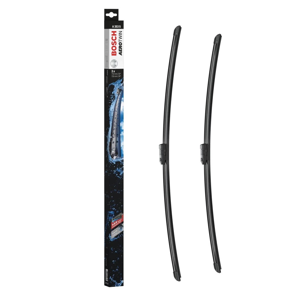Bosch a353s Aerotwin Flat Wiper Blade Set 750/700