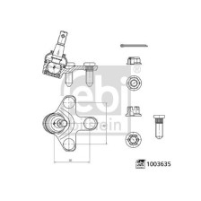 Ball Joint FEBI BILSTEIN 1003635