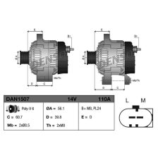 Alternator DENSO DAN1507