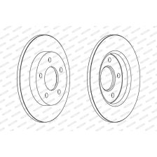 Brake Disc FERODO DDF1420C