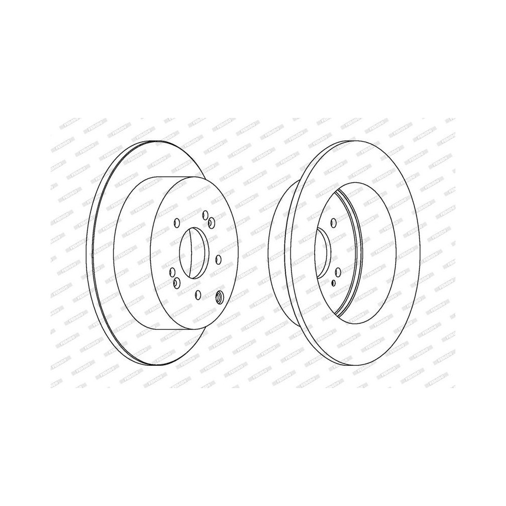 Brake Disc FERODO DDF1671C