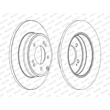 Brake Disc FERODO DDF1787C