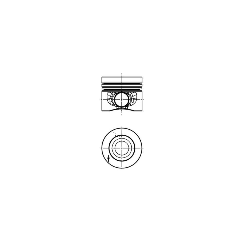 Piston KOLBENSCHMIDT 40353600