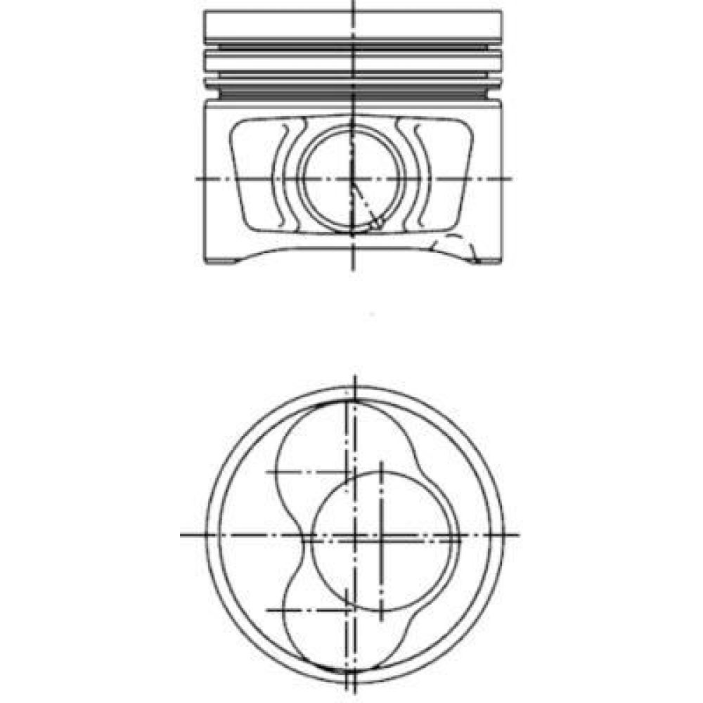 Piston KOLBENSCHMIDT 40408600