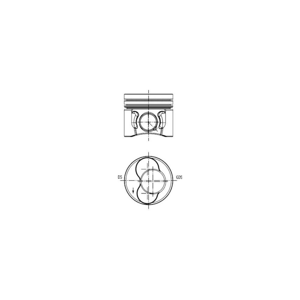 Piston KOLBENSCHMIDT 40421600