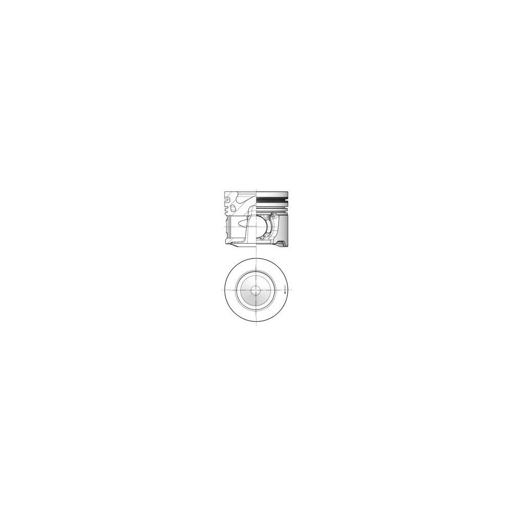 Piston KOLBENSCHMIDT 41253600