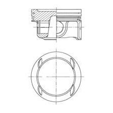 Piston KOLBENSCHMIDT 41784620