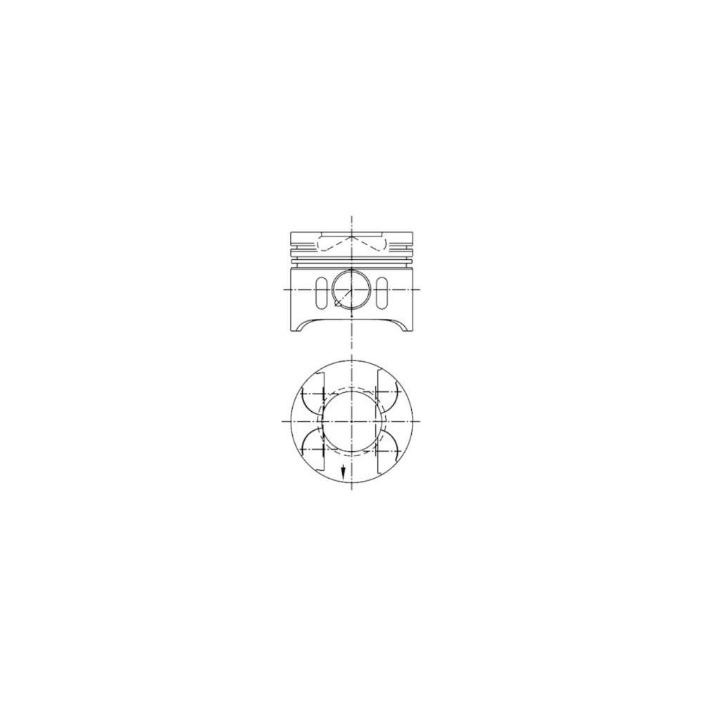 Piston KOLBENSCHMIDT 97482600