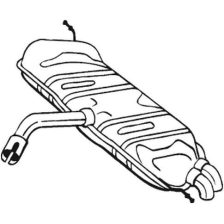 Rear Silencer BOSAL 233-179