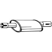 Middle Silencer BOSAL 228-251