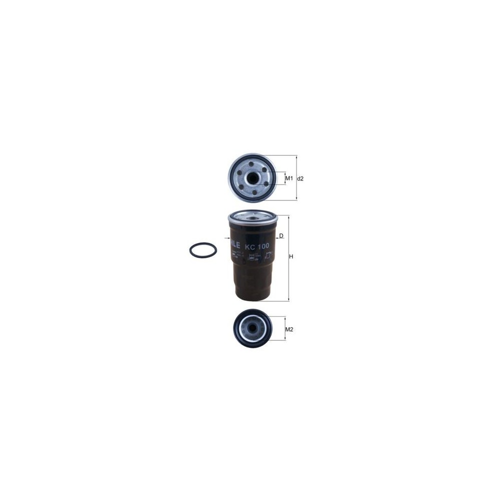 Fuel Filter KNECHT KC 100D