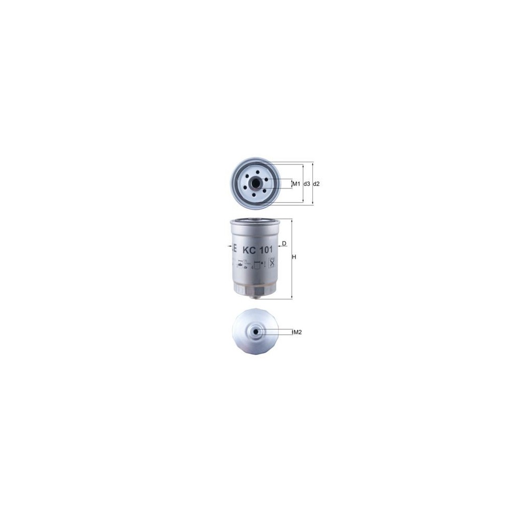 Fuel Filter KNECHT KC 101