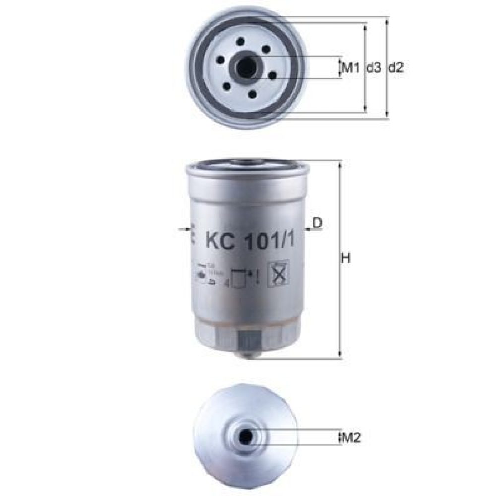 Fuel Filter KNECHT KC 101/1