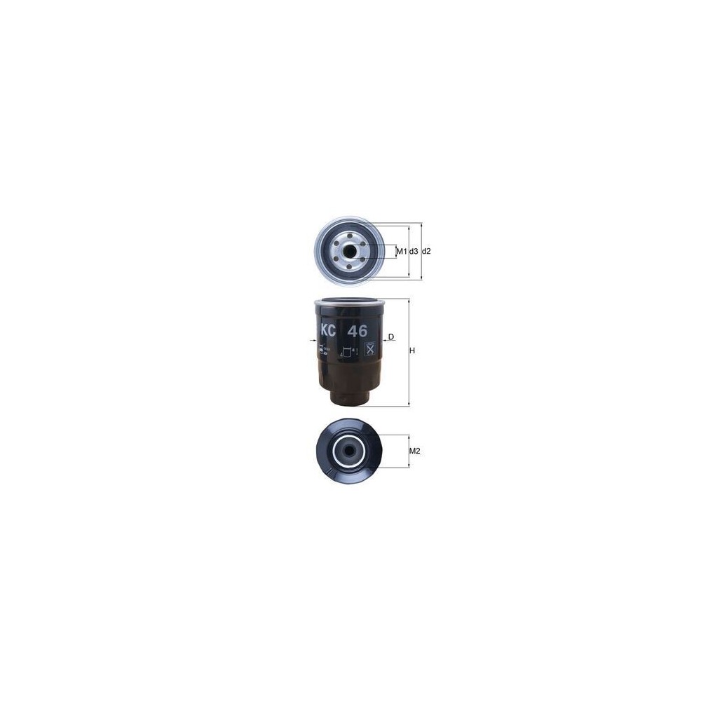 Fuel Filter KNECHT KC 46