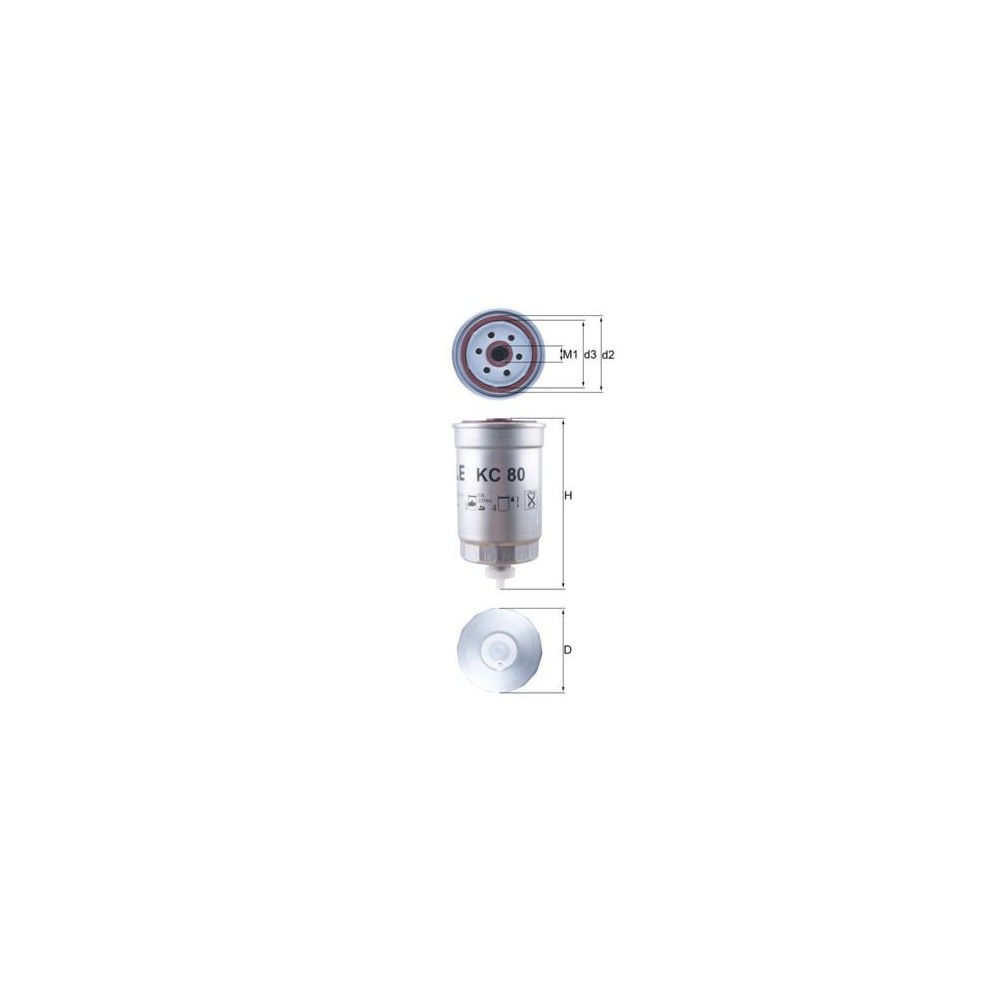 Fuel Filter KNECHT KC 80