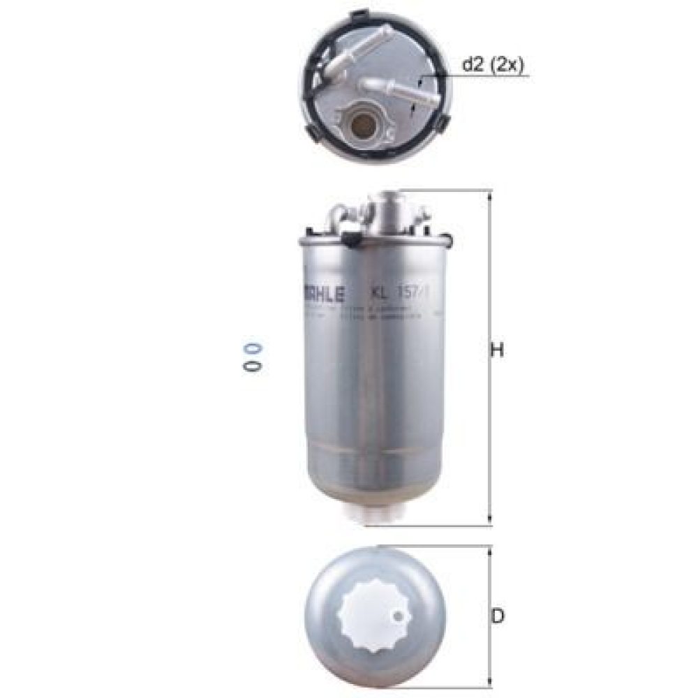 Fuel Filter KNECHT KL 157/1D