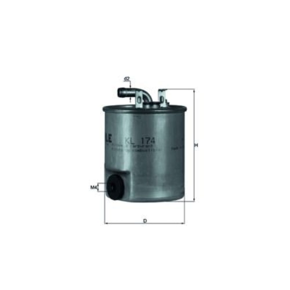 Fuel Filter KNECHT KL 174