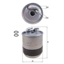 Fuel Filter KNECHT KL 228/2D