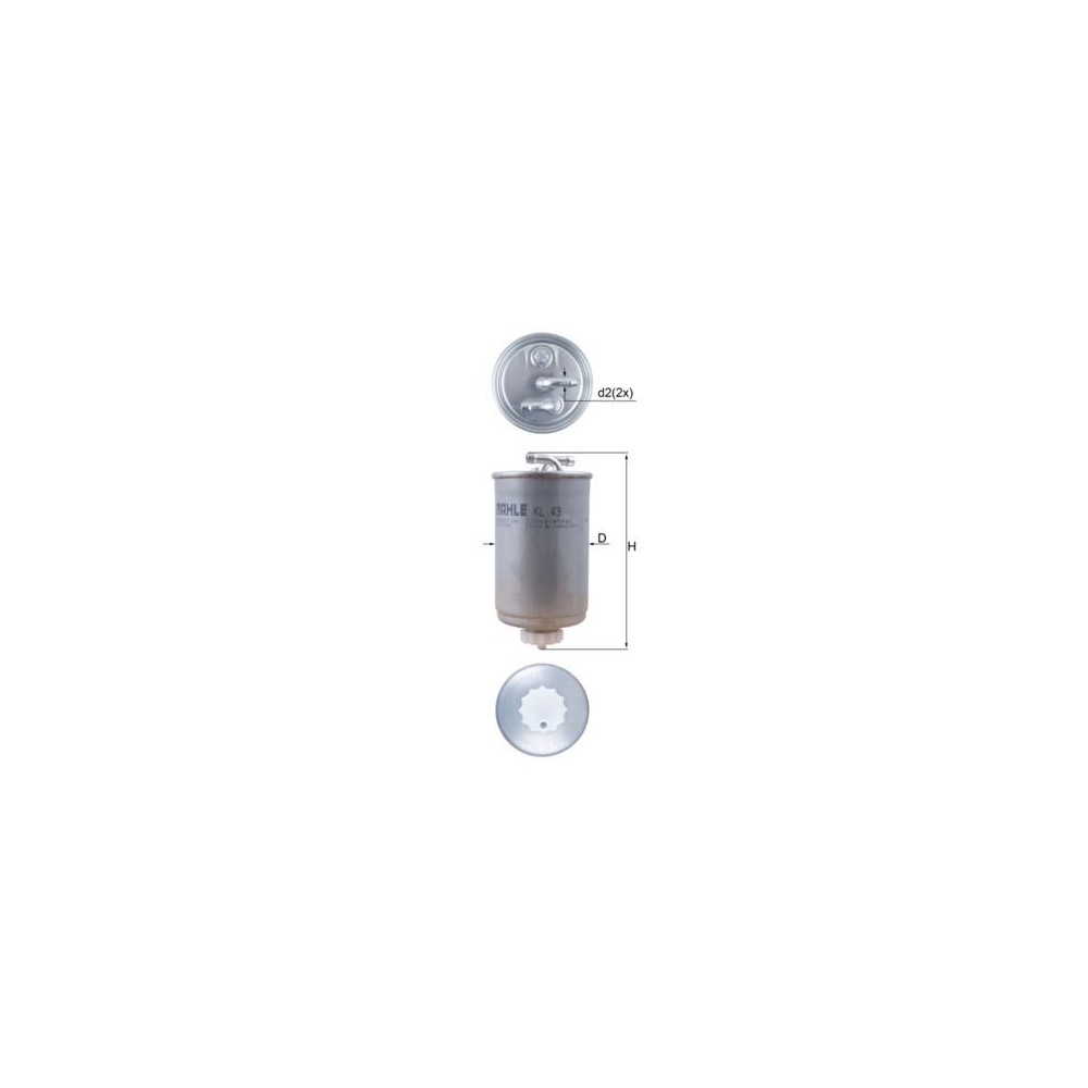 Fuel Filter KNECHT KL 43