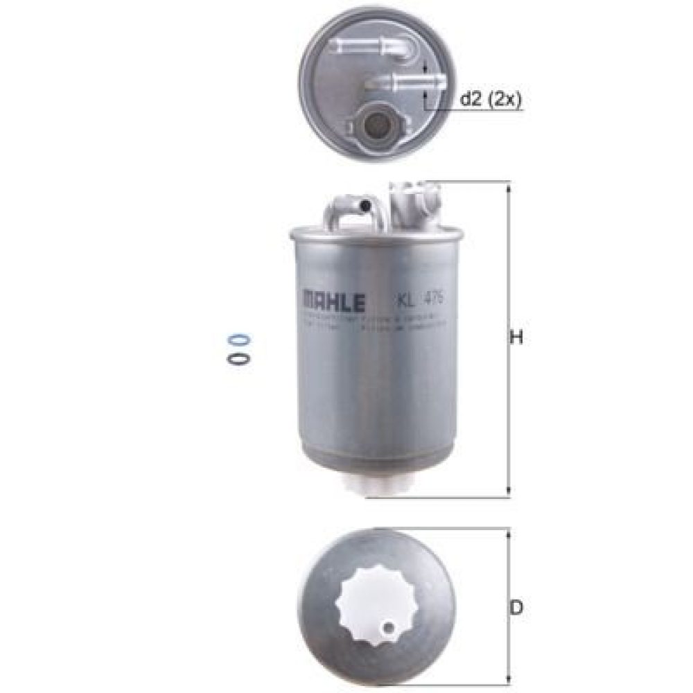Fuel Filter KNECHT KL 476D
