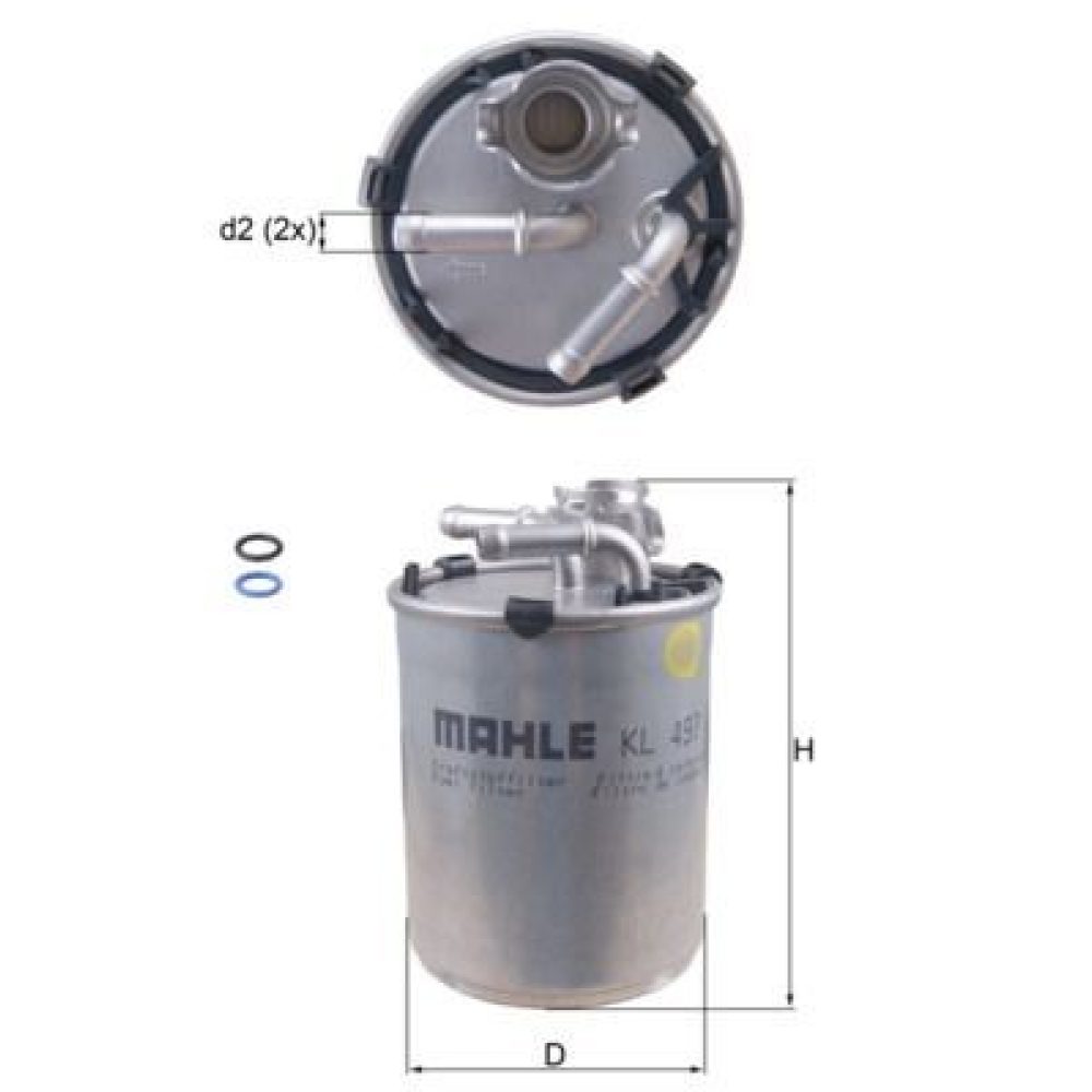 Fuel Filter KNECHT KL 497D